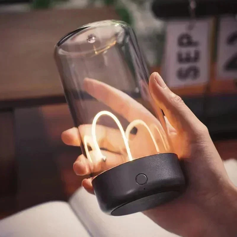 Portable quantum wire ambient magnetic light