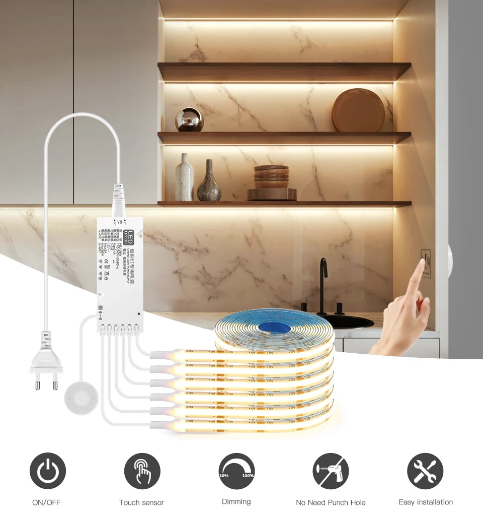 Smart Penetrable Wood COB LED Strip